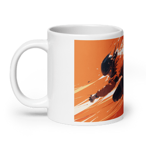 Action! Art White Glossy Mug #1 - Cloutropolis