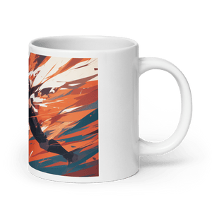 Action! Art White Glossy Mug #1 - Cloutropolis