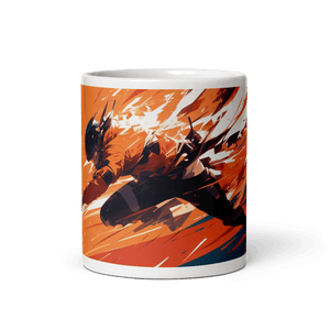 Action! Art White Glossy Mug #1 - Cloutropolis