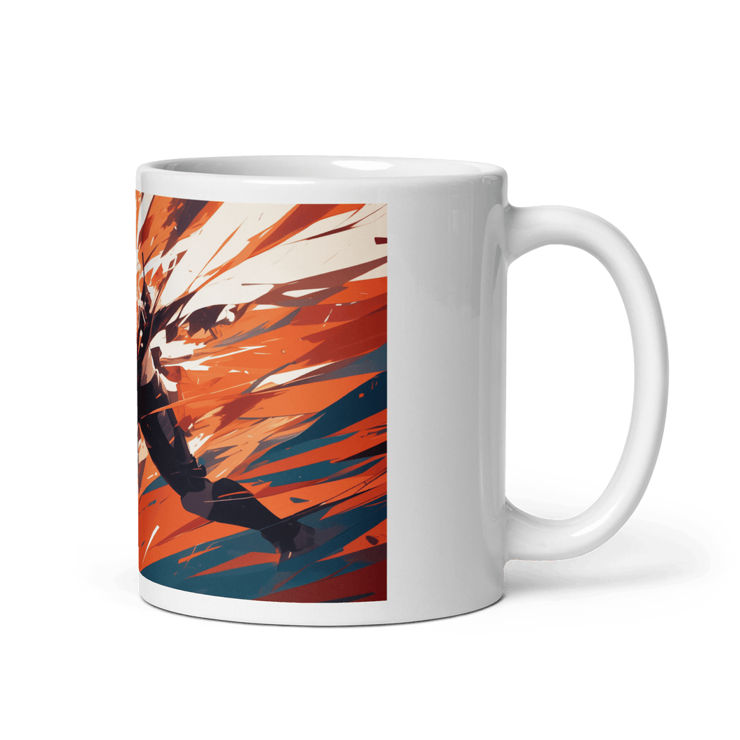 Action! Art White Glossy Mug #1 - Cloutropolis