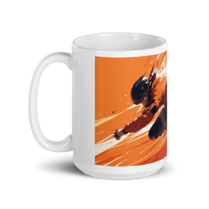 Action! Art White Glossy Mug #1 - Cloutropolis