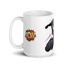 Load image into Gallery viewer, Action Man! White Glossy Mug #3 - Cloutropolis