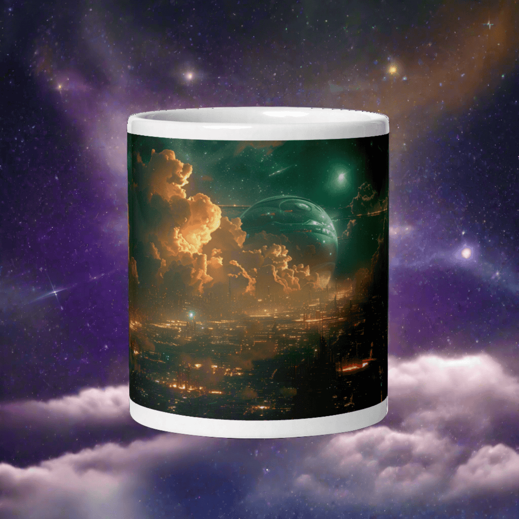 Cloud Settlements White Glossy Mug - mug - Cloutropolis