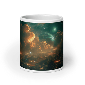 Cloud Settlements White Glossy Mug - mug - Cloutropolis