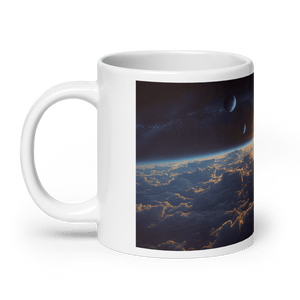 Cloud World Satellites White Glossy Mug - Cloutropolis