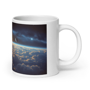 Cloud World Satellites White Glossy Mug - Cloutropolis