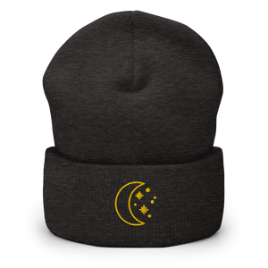 Crescent Starlight Cuffed Beanie - Cloutropolis