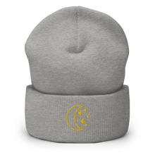 Load image into Gallery viewer, Crescent Starlight Cuffed Beanie - Cloutropolis