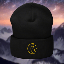 Load image into Gallery viewer, Crescent Starlight Cuffed Beanie - Cloutropolis