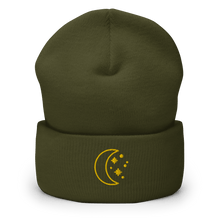 Load image into Gallery viewer, Crescent Starlight Cuffed Beanie - Cloutropolis