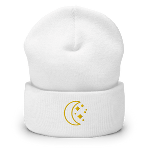 Crescent Starlight Cuffed Beanie - Cloutropolis