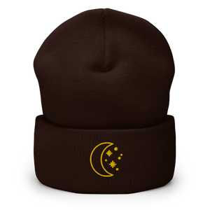 Crescent Starlight Cuffed Beanie - Cloutropolis