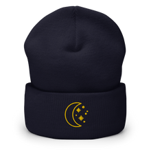 Load image into Gallery viewer, Crescent Starlight Cuffed Beanie - Cloutropolis