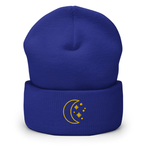 Crescent Starlight Cuffed Beanie - Cloutropolis