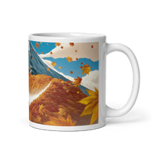 Load image into Gallery viewer, Fallen Leaves Mountain Pass White Glossy Mug - mug - Cloutropolis