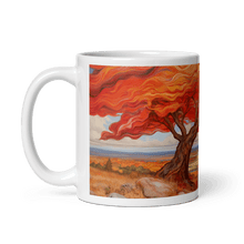 Load image into Gallery viewer, Flowing Fall White Glossy Mug - mug - Cloutropolis