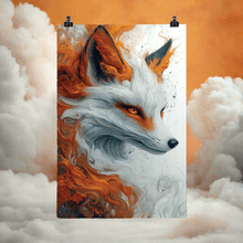 Load image into Gallery viewer, Formless Fox Poster – Fall Themed Wall Art Print - Poster - Cloutropolis