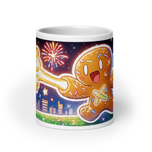 Gingerbread Hero Mug - mug - Cloutropolis