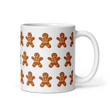 Load image into Gallery viewer, Gingerbread Man White Glossy Mug - Cloutropolis