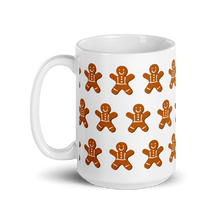 Load image into Gallery viewer, Gingerbread Man White Glossy Mug - Cloutropolis