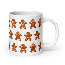 Load image into Gallery viewer, Gingerbread Man White Glossy Mug - Cloutropolis