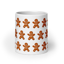 Load image into Gallery viewer, Gingerbread Man White Glossy Mug - Cloutropolis