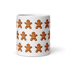 Load image into Gallery viewer, Gingerbread Man White Glossy Mug - Cloutropolis