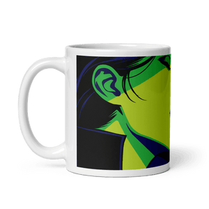 Halloween Demure White Glossy Mug - mug - Cloutropolis