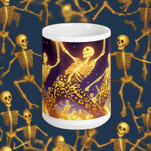 Load image into Gallery viewer, Happy Fete Halloween White Glossy Mug - mug - Cloutropolis