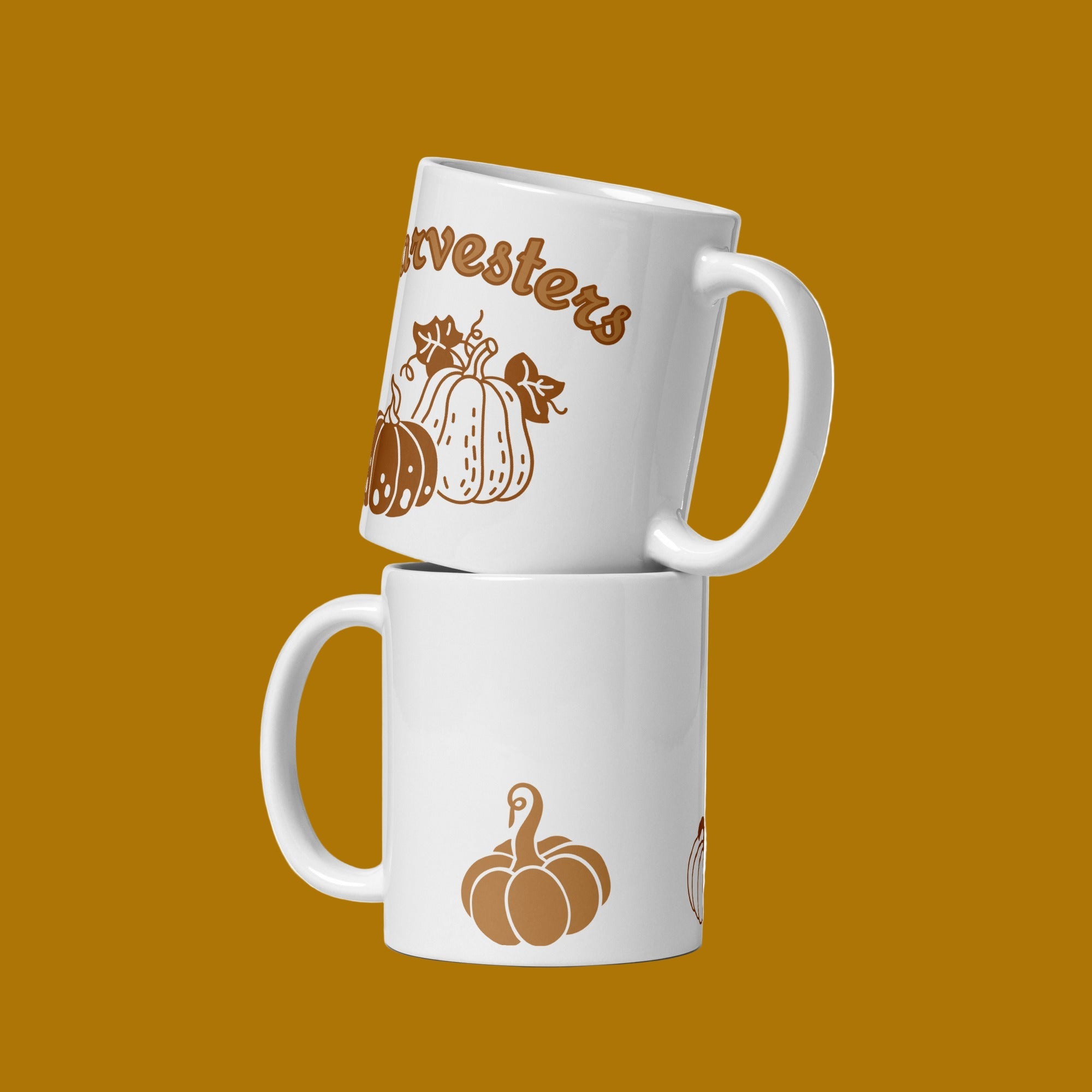 Harvesters White Glossy Mug - MUG - Cloutropolis