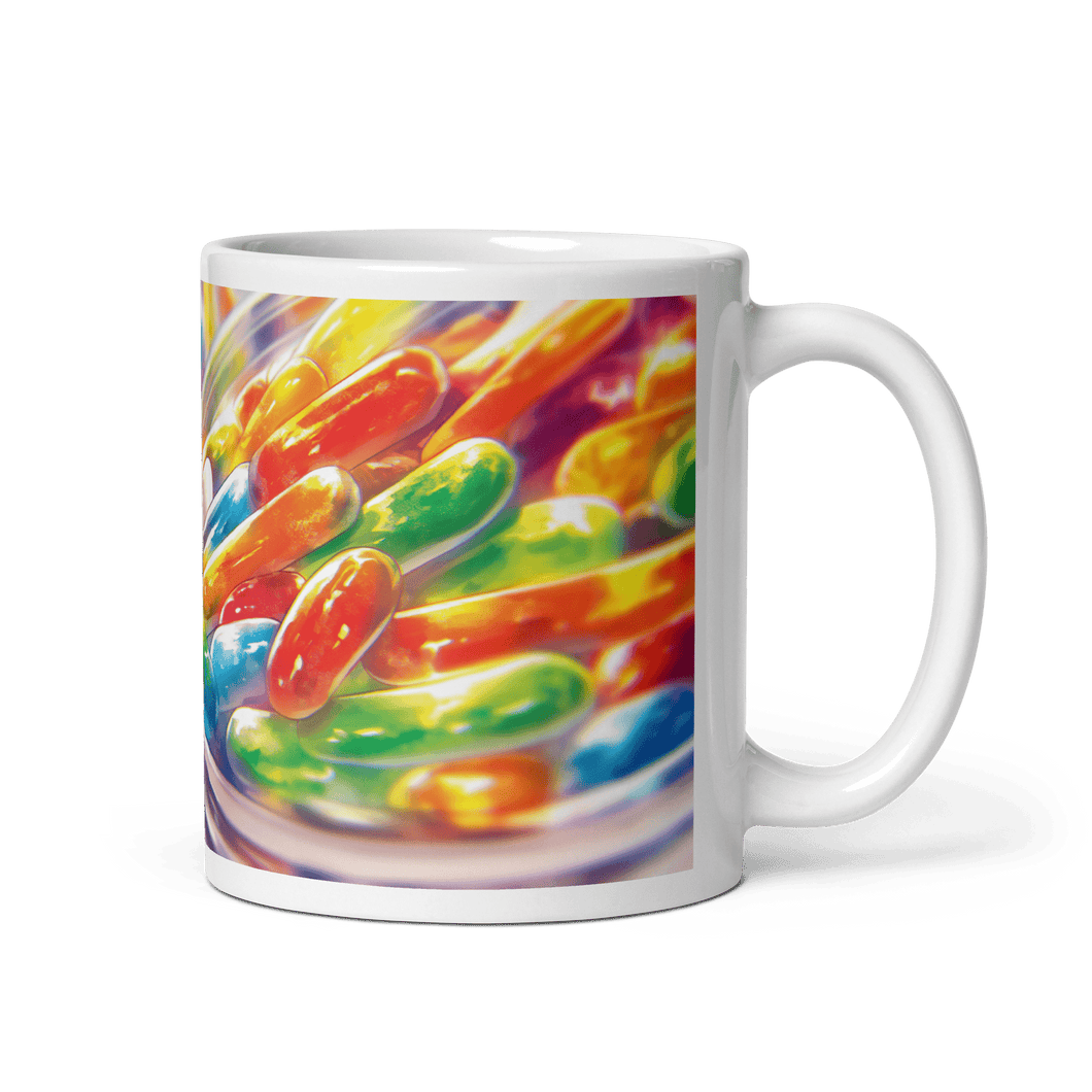 Jellybean Hunter White Glossy Mug - mug - Cloutropolis