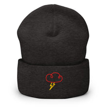 Charger l'image dans la galerie, Lightning Cloud Embroidered Cuffed Beanie - EMBROIDERY - Cloutropolis