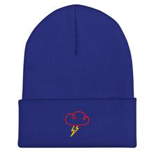 Charger l'image dans la galerie, Lightning Cloud Embroidered Cuffed Beanie - EMBROIDERY - Cloutropolis