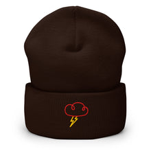Charger l'image dans la galerie, Lightning Cloud Embroidered Cuffed Beanie - EMBROIDERY - Cloutropolis