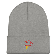Charger l'image dans la galerie, Lightning Cloud Embroidered Cuffed Beanie - EMBROIDERY - Cloutropolis