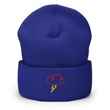 Charger l'image dans la galerie, Lightning Cloud Embroidered Cuffed Beanie - EMBROIDERY - Cloutropolis