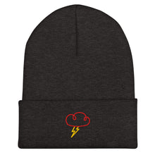 Charger l'image dans la galerie, Lightning Cloud Embroidered Cuffed Beanie - EMBROIDERY - Cloutropolis