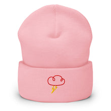 Charger l'image dans la galerie, Lightning Cloud Embroidered Cuffed Beanie - EMBROIDERY - Cloutropolis