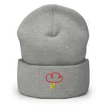 Charger l'image dans la galerie, Lightning Cloud Embroidered Cuffed Beanie - EMBROIDERY - Cloutropolis