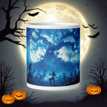 Load image into Gallery viewer, Monster&#39;s Fall White Glossy Mug - mug - Cloutropolis