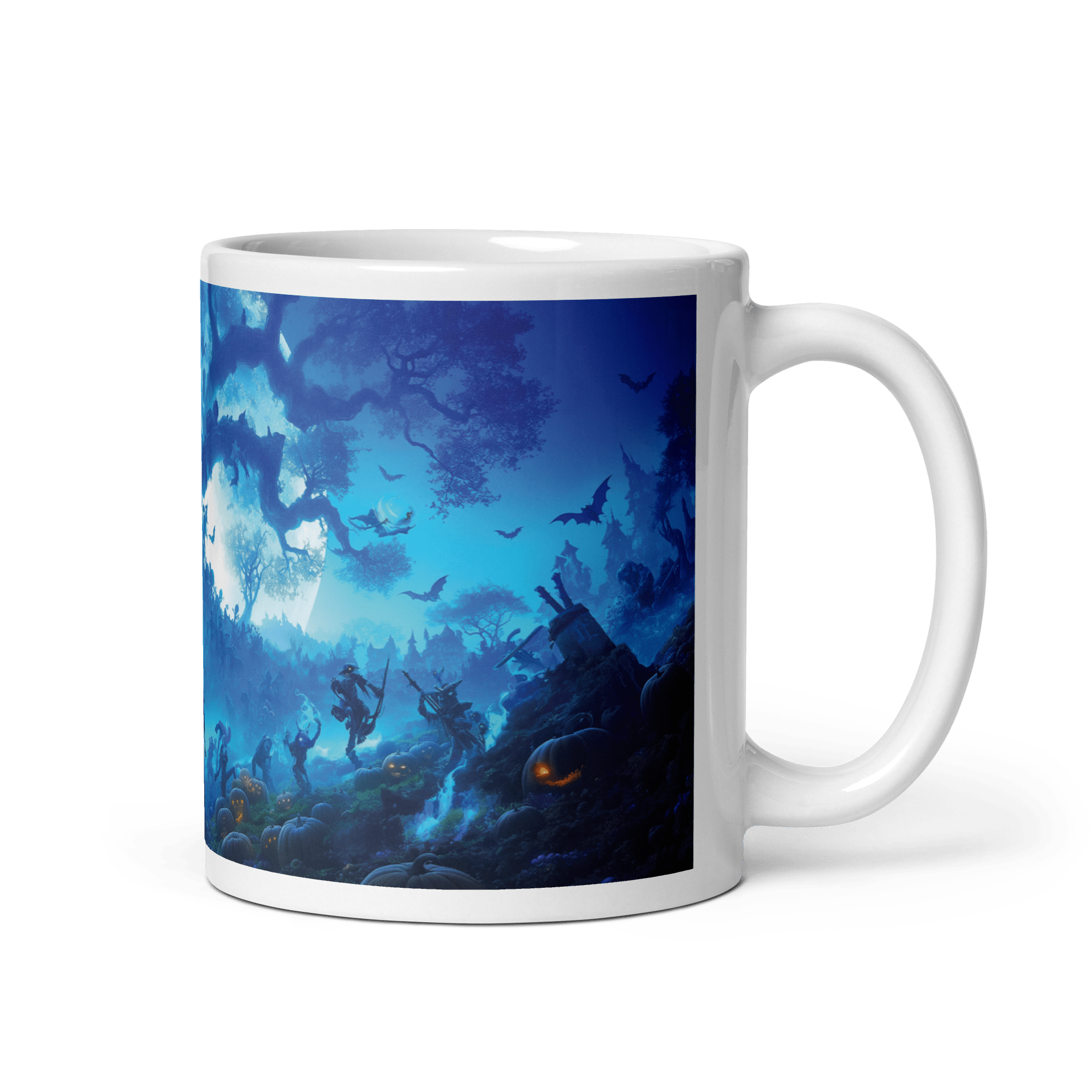 Monster's Fall White Glossy Mug - mug - Cloutropolis