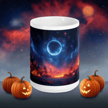 Load image into Gallery viewer, Moon Art: Another Halloween White Glossy Mug - mug - Cloutropolis