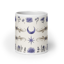 Load image into Gallery viewer, Moon Star Fine White Glossy Mug - mug - Cloutropolis