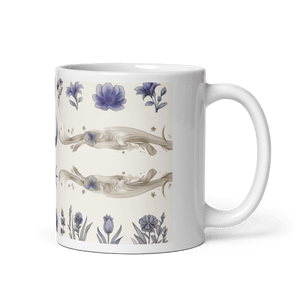 Moon Star Fine White Glossy Mug - mug - Cloutropolis