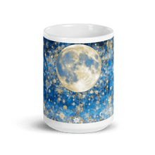 Load image into Gallery viewer, Night&#39;s Gleaming Resplendence White Glossy Mug - mug - Cloutropolis