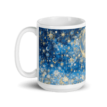 Load image into Gallery viewer, Night&#39;s Gleaming Resplendence White Glossy Mug - mug - Cloutropolis