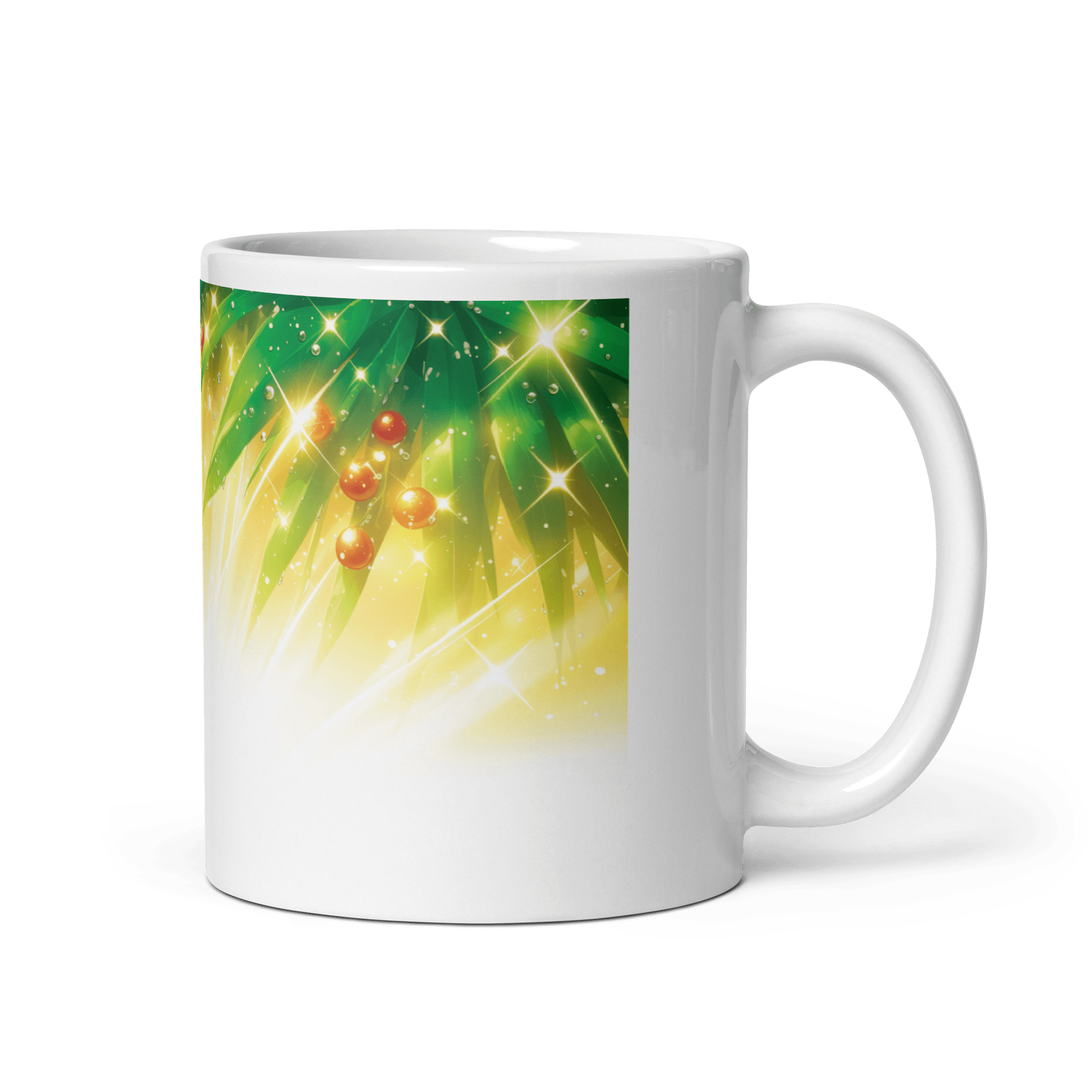 Radiant Growth Glossy White Mug - Cloutropolis