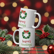 Load image into Gallery viewer, Season&#39;s Greetings White Glossy Mug - MUG - Cloutropolis
