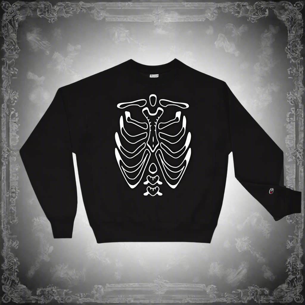 Skeletal Champion Sweatshirt - Sweatshirt - Cloutropolis