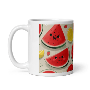 Strawberry Melonade White Glossy Mug - Cloutropolis